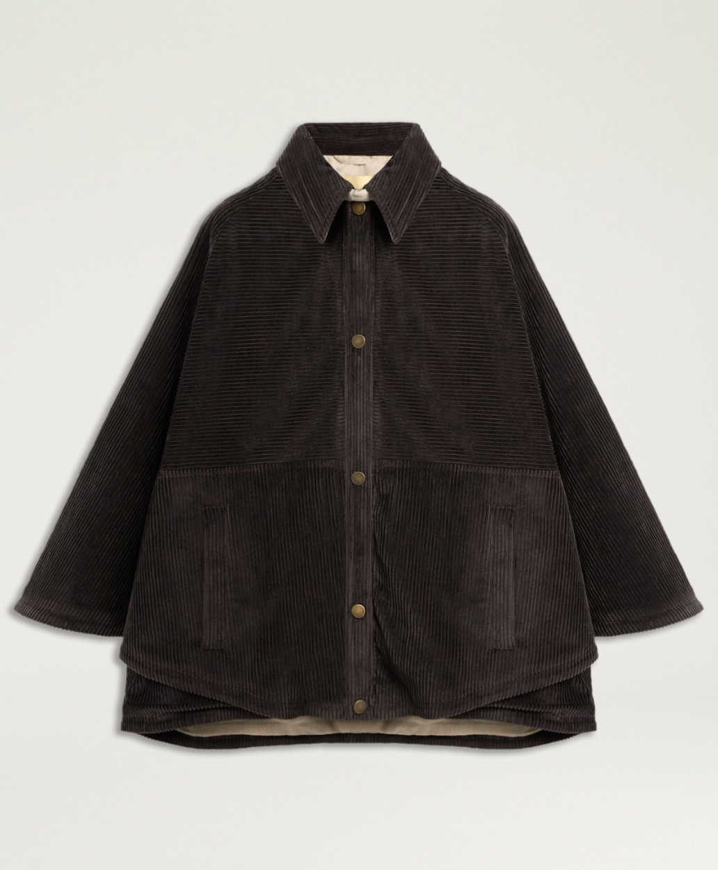 Veste Eldara Velours Courrant Brun Foncé - Momoni