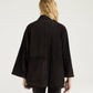 Veste Eldara Velours Courrant Brun Foncé - Momoni