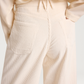 Pantalon Aoki Velours Courbé Crème - Momoni