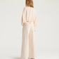 Pantalon Aoki Velours Courbé Crème - Momoni