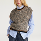 Pull Lett Mohair Multicolore Crème - Momoni