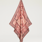 Foulard Soie Nipponia Multicolore Rose - Momoni