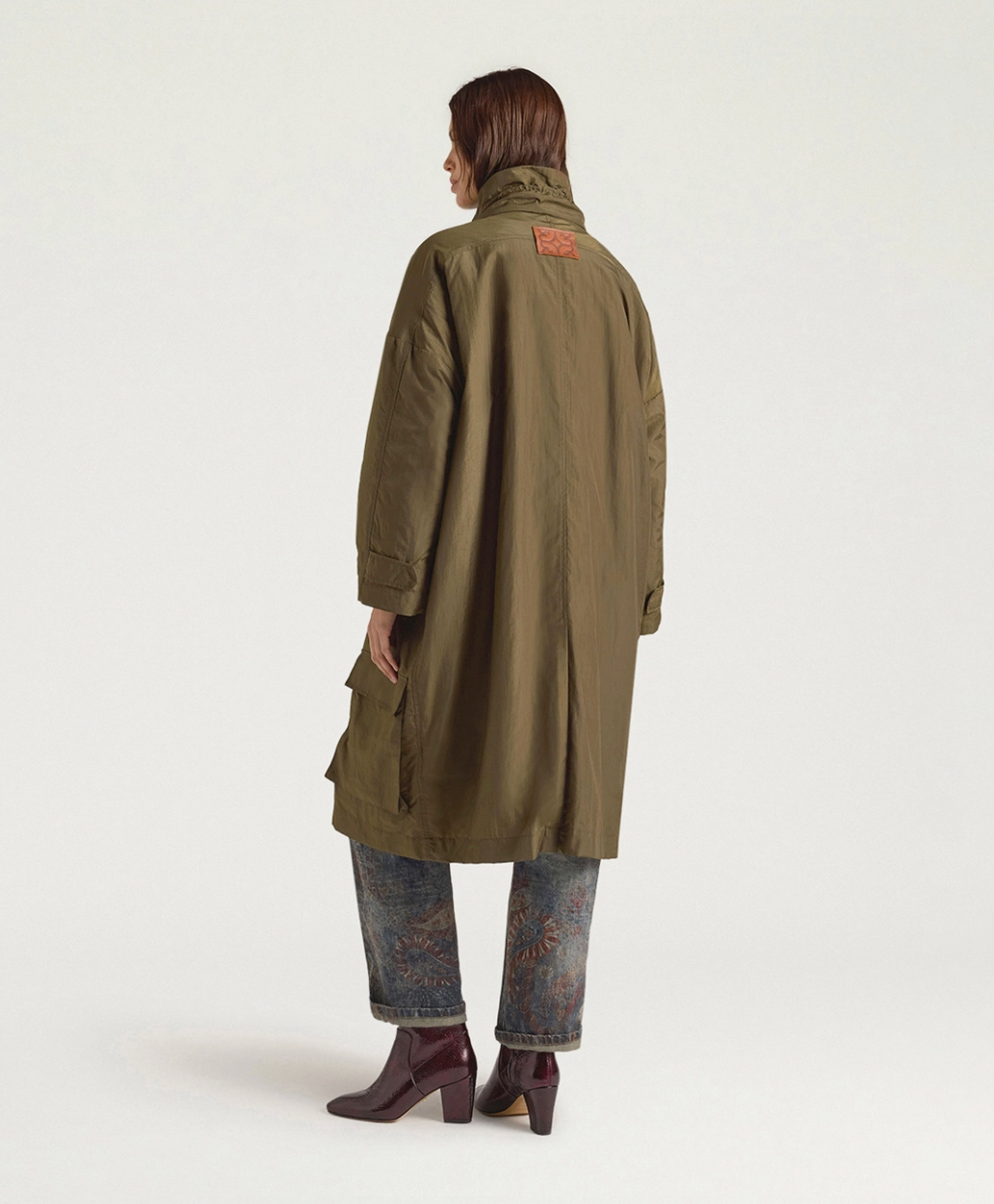 Manteau Kjara Vert Militaire - Momoni