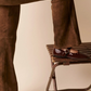 Ballerine Ginger Chocolat Verni - Socque