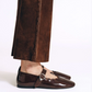 Ballerine Ginger Chocolat Verni - Socque