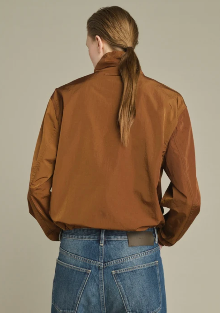 Blouson Jura Zippé Toile Caramel - Soeur