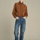 Blouson Jura Zippé Toile Caramel - Soeur