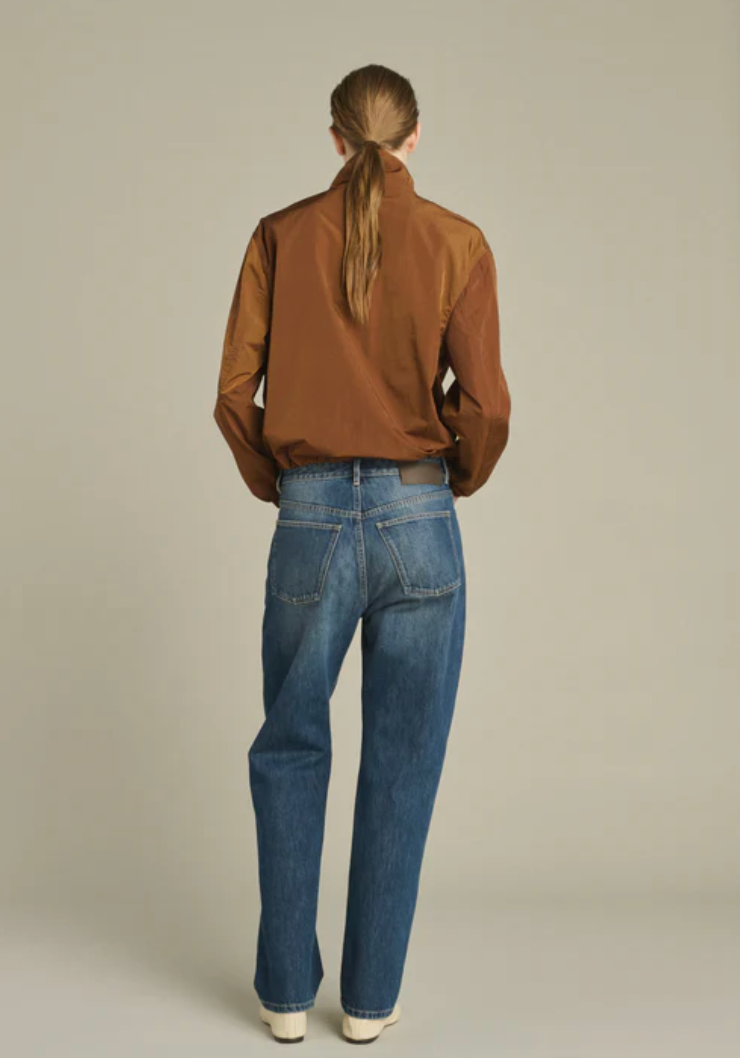 Blouson Jura Zippé Toile Caramel - Soeur
