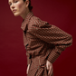 Chemise Idris Spice Cropped à Carreaux - Bellepièce