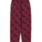 Trousers Bordeaux w/ Black Roses - Sisters Department