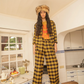 Trousers Yellow and Black Checkered - Sisters Department