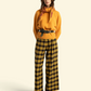 Trousers Yellow and Black Checkered - Sisters Department