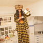 Trousers Yellow and Black Checkered - Sisters Department