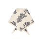 Knitted Bandana Ecru W/ Flowers - Sisters Department