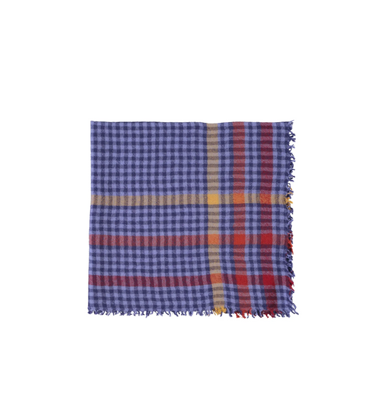 Scarf Purple Checkered - Sisters Department