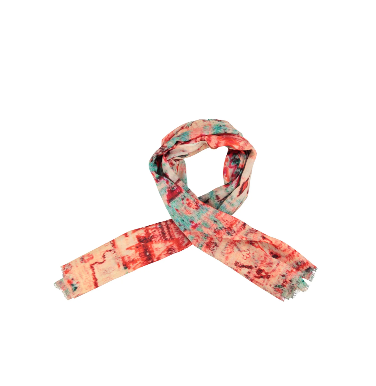 Scarf Red Multicolor - Sisters Department