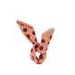 Scarf Orange Checkered W/ Polka Dots -Sisters Department
