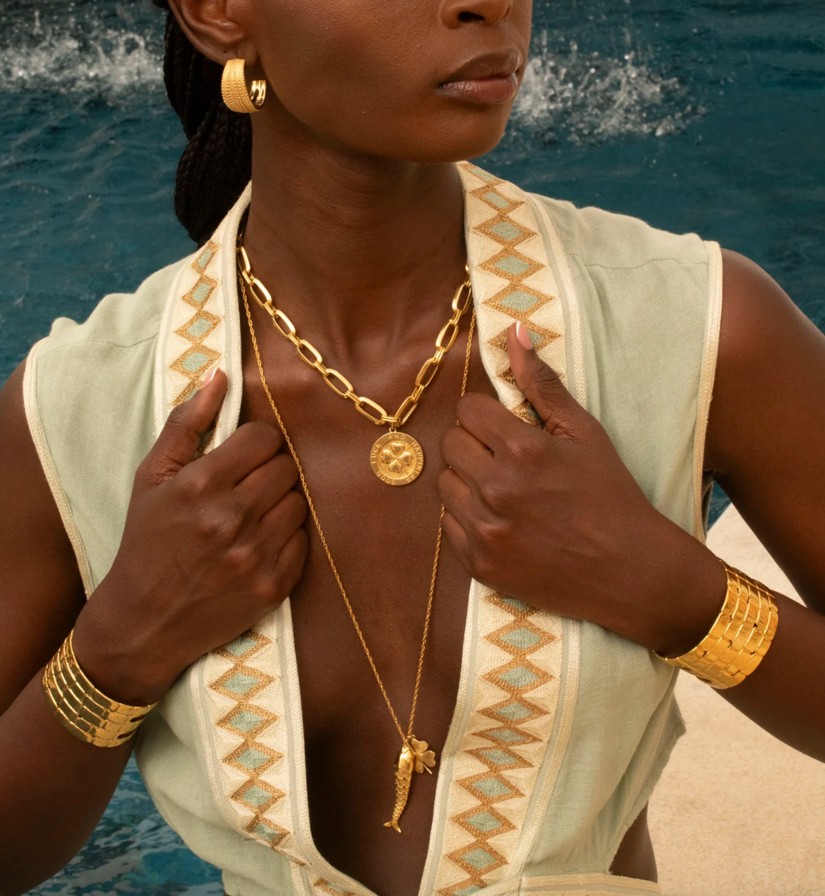 Sautoir Nemo Doré - Alexandra Margnat