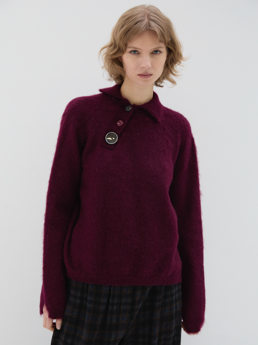 Pull en Laine 3 Boutons Emeraude - Phisique du Role