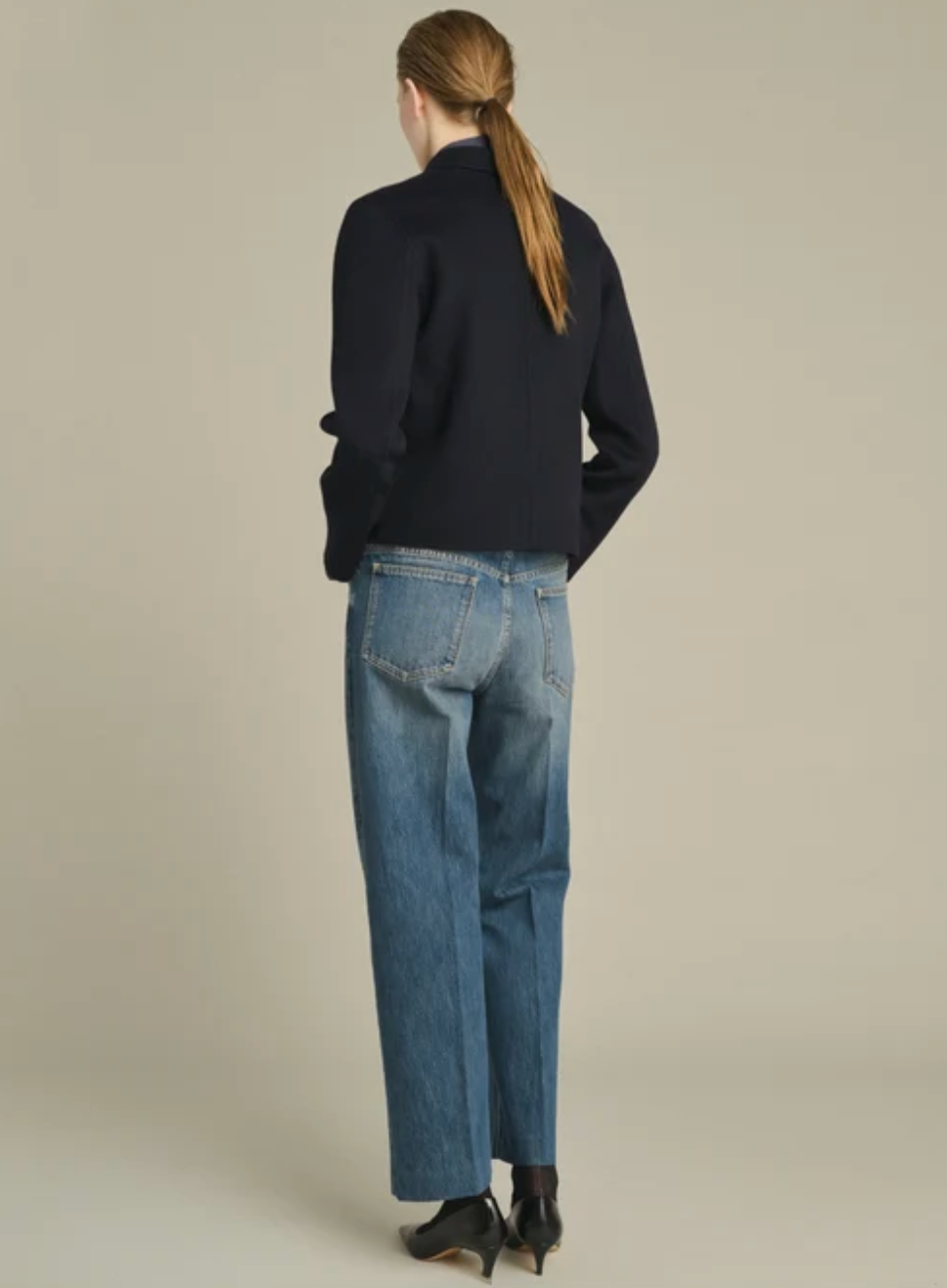 Veste Cintrée Courte Hespera Deep Navy - Soeur