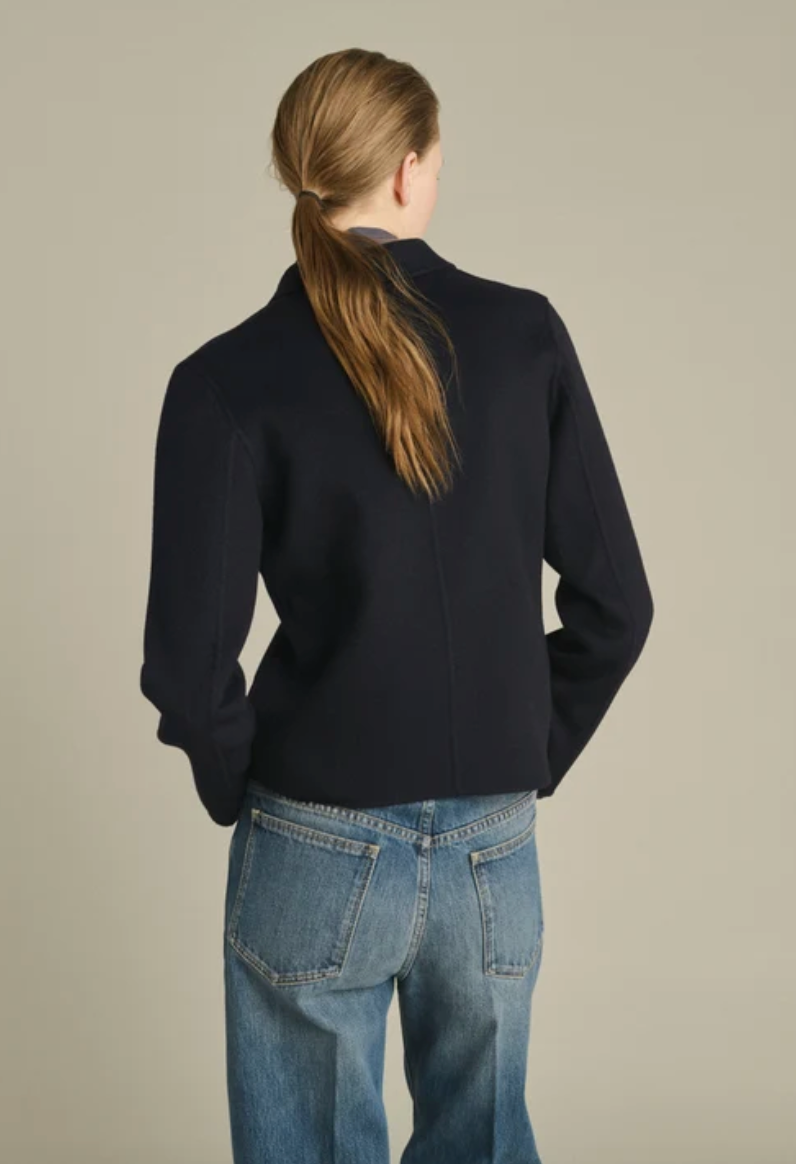Veste Cintrée Courte Hespera Deep Navy - Soeur