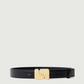 Ceinture Ninon Cuir Glacé Noir - Soeur