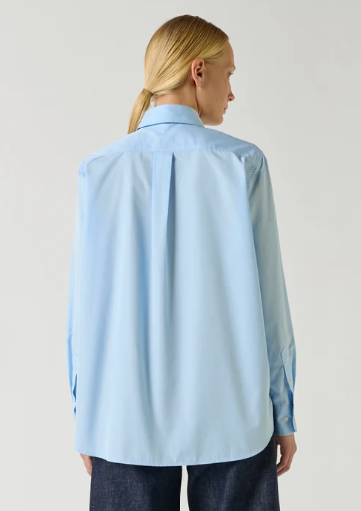 Chemise Popeline Saphir Bleu Ciel - Soeur