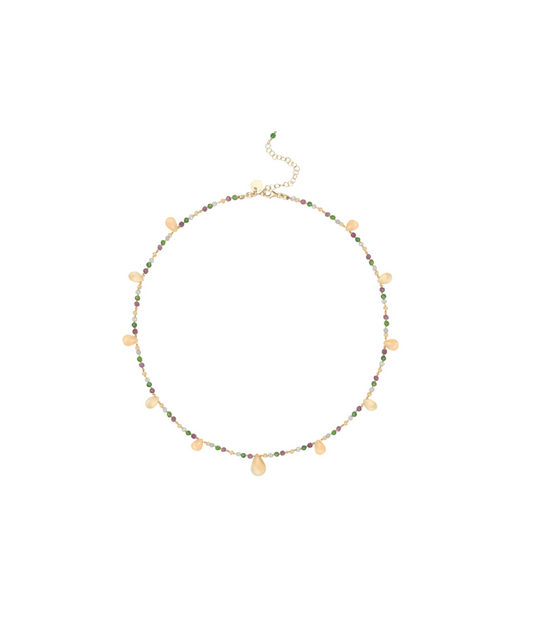 Collier Multi Briolettes Opales Blanches - Room Service
