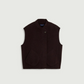 Blouson Adeline Laine Marron Foncé - Soeur