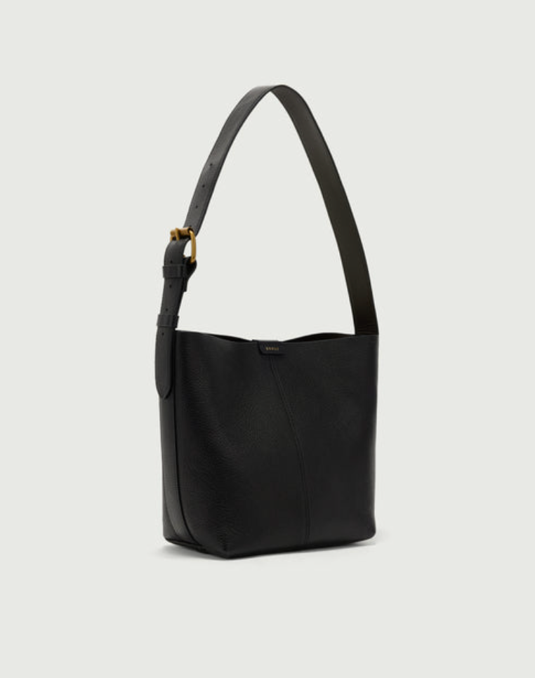 Sac Saudade Mini Cuir Grainé Noir - Soeur
