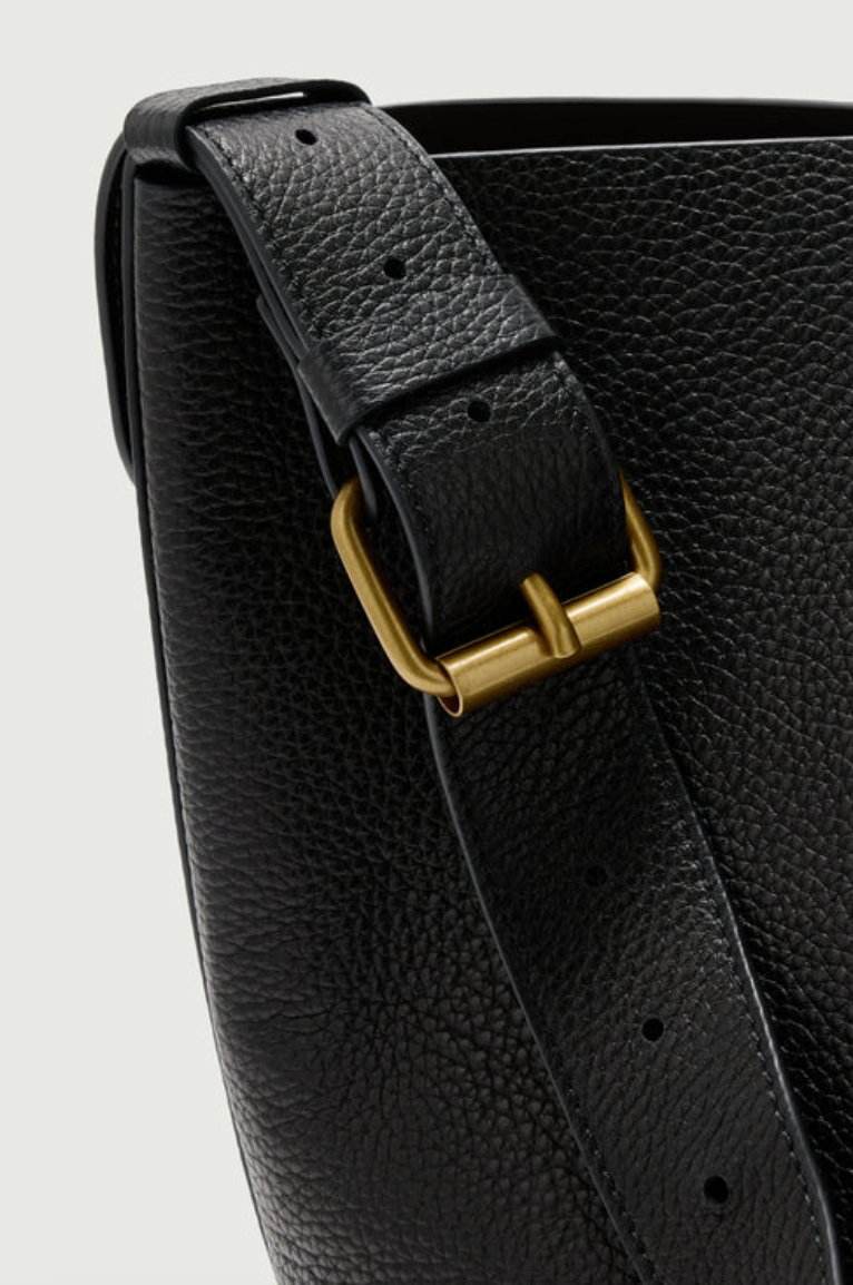 Sac Saudade Mini Cuir Grainé Noir - Soeur