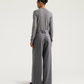 Pantalon Aoki Flanelle Gris Lapis - Momoni