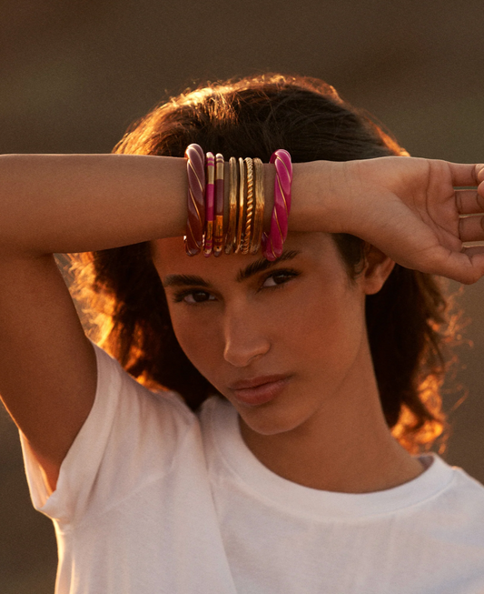 Jonc Positano Marron - Aurélie Bidermann