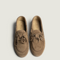 Boat Loafer Brushed Suede Light Chocolate - Posa