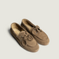Boat Loafer Brushed Suede Light Chocolate - Posa