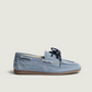 Boat Loafer Brushed Denim Light Blue - Posa