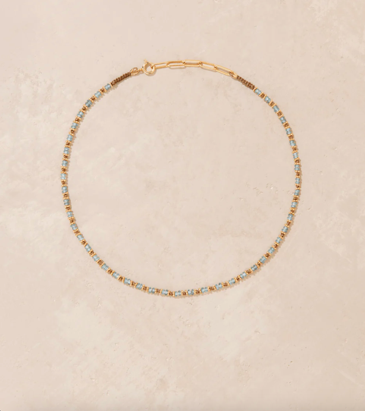 Collier Tara Zircons Bleus - Tityaravy