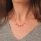 Collier 5 Gouttes Rhodocrosite - Ivarene
