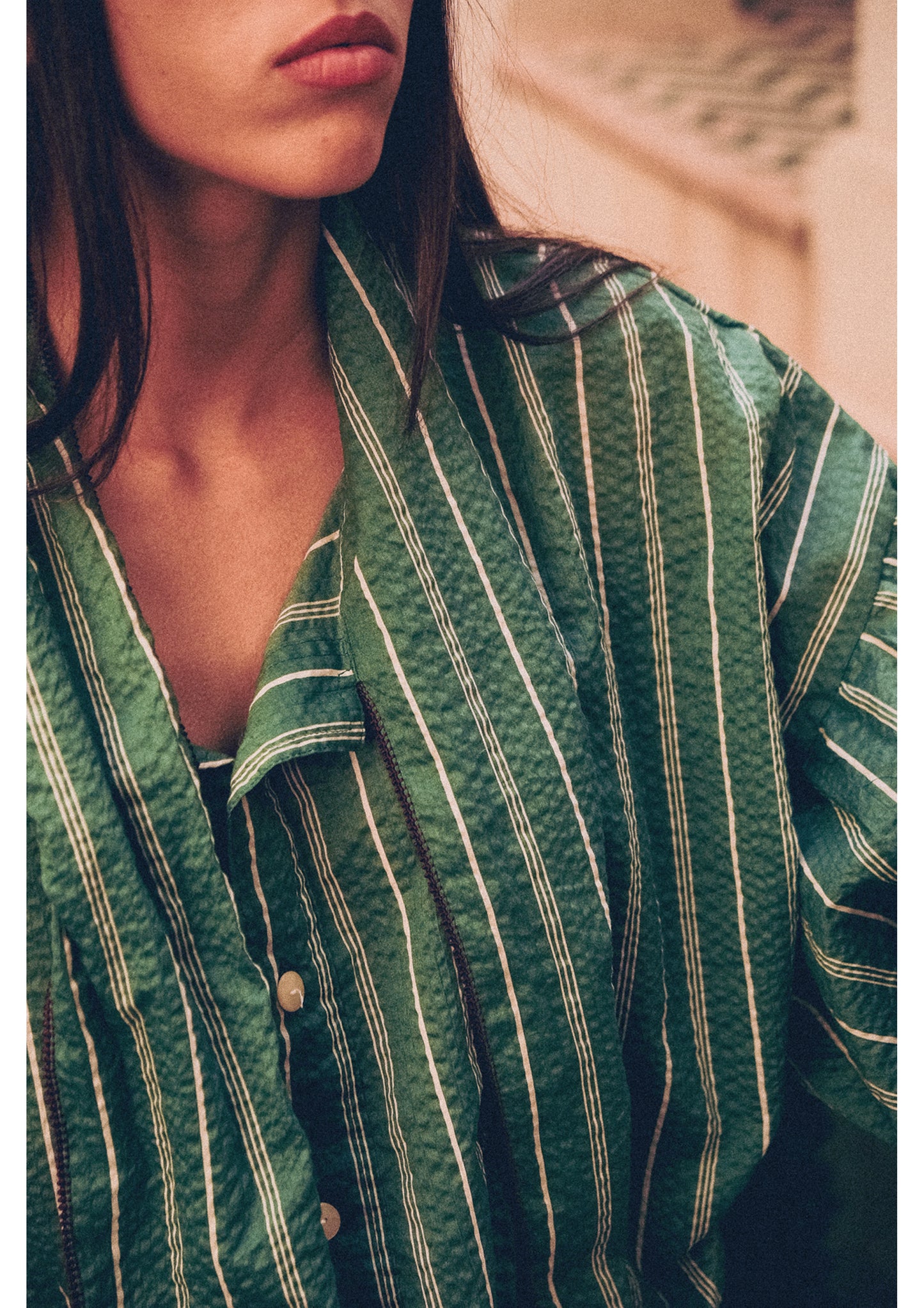 Chemise Delice Lavalière Green - Claramonte