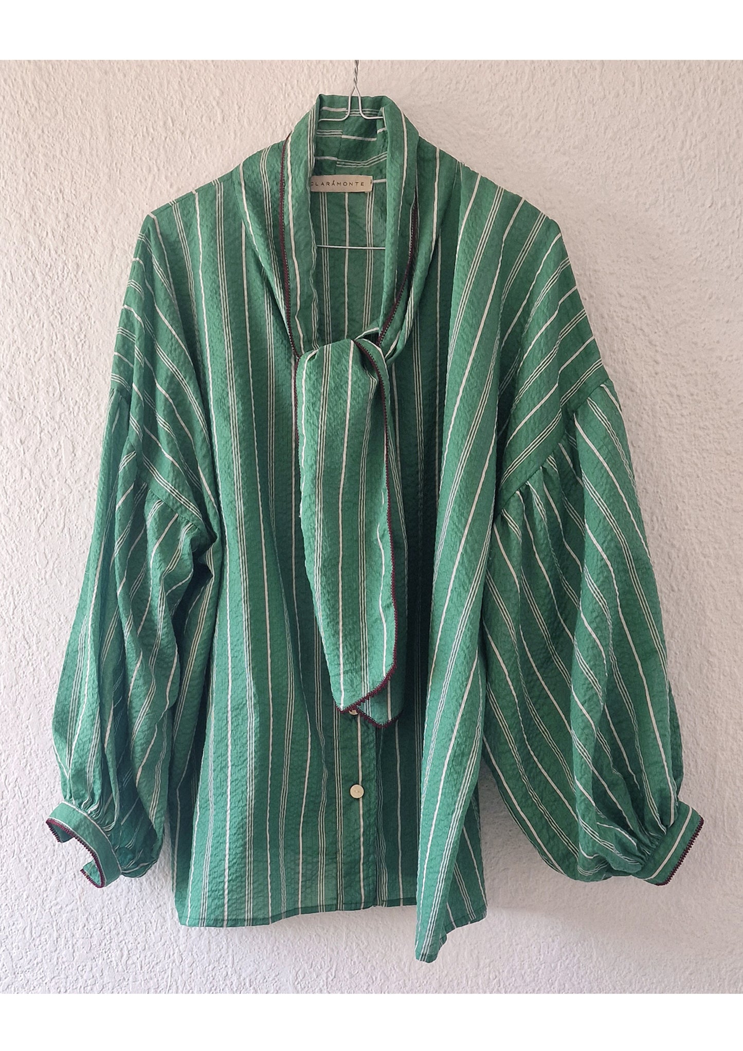 Chemise Delice Lavalière Green - Claramonte
