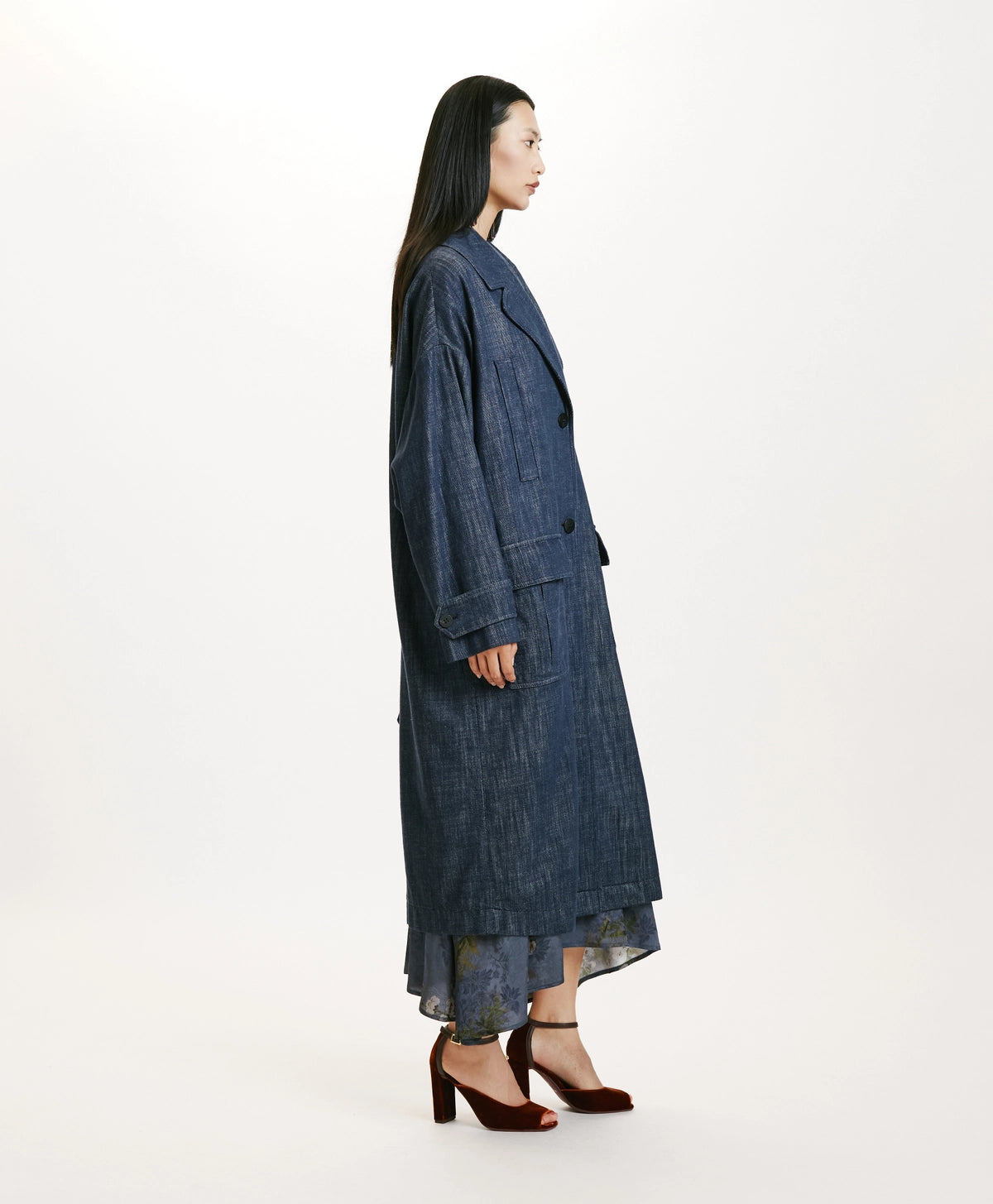 Manteau Junko Blue Jean - Momoni