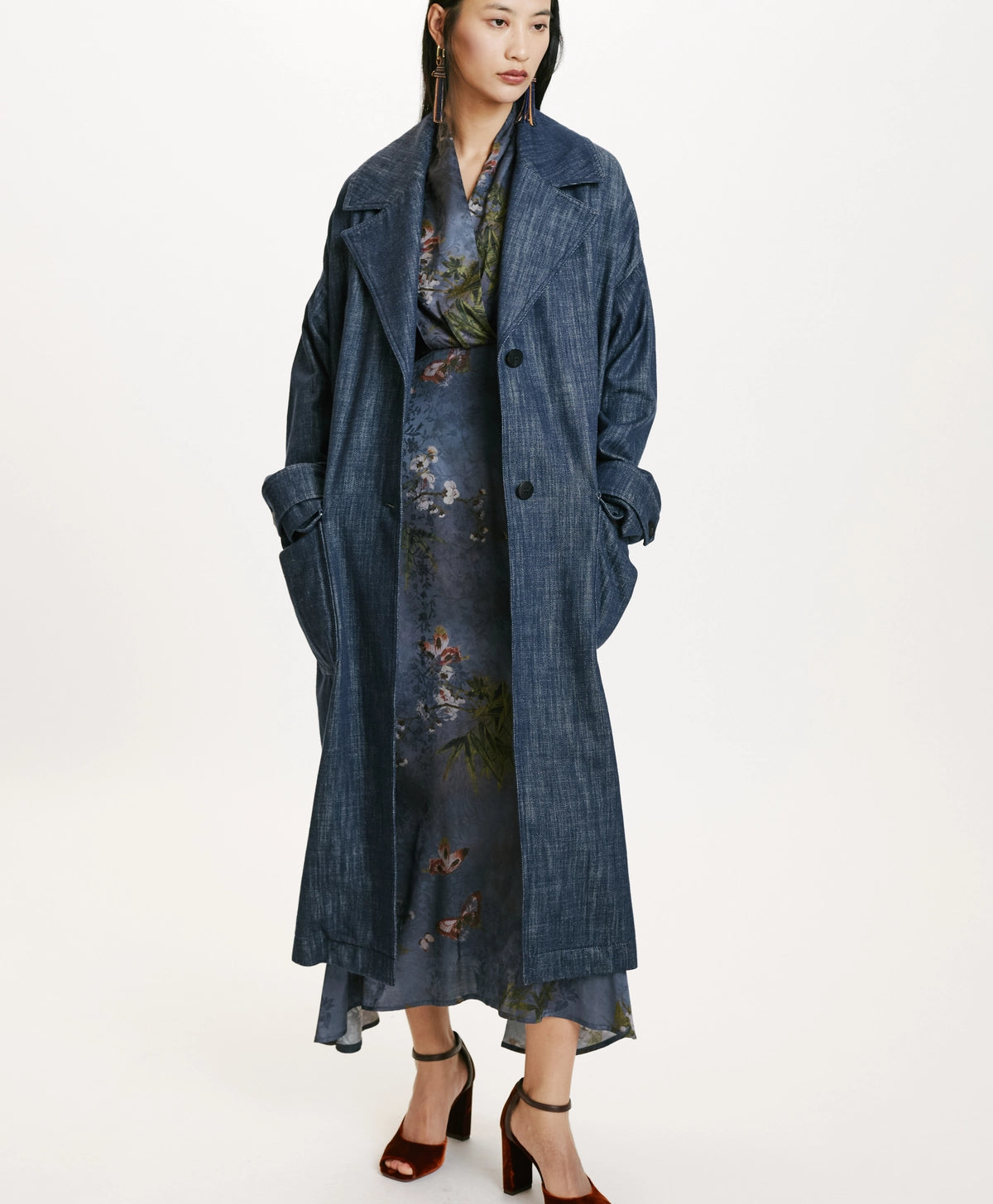 Manteau Junko Blue Jean - Momoni