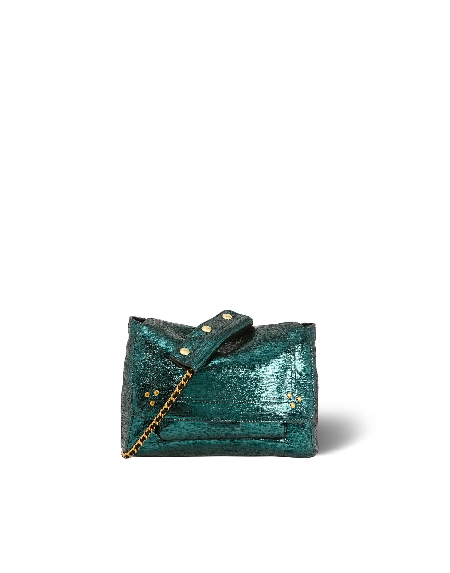 Sac Lulu M Chèvre Lamé Vert - Jérôme Dreyfuss