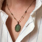 Collier Court Tibétain Serpentine - Sharing