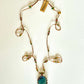 Collier Court Tibétain Fluorite Bleue (Rare) - Sharing