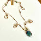 Collier Court Tibétain Fluorite Bleue (Rare) - Sharing