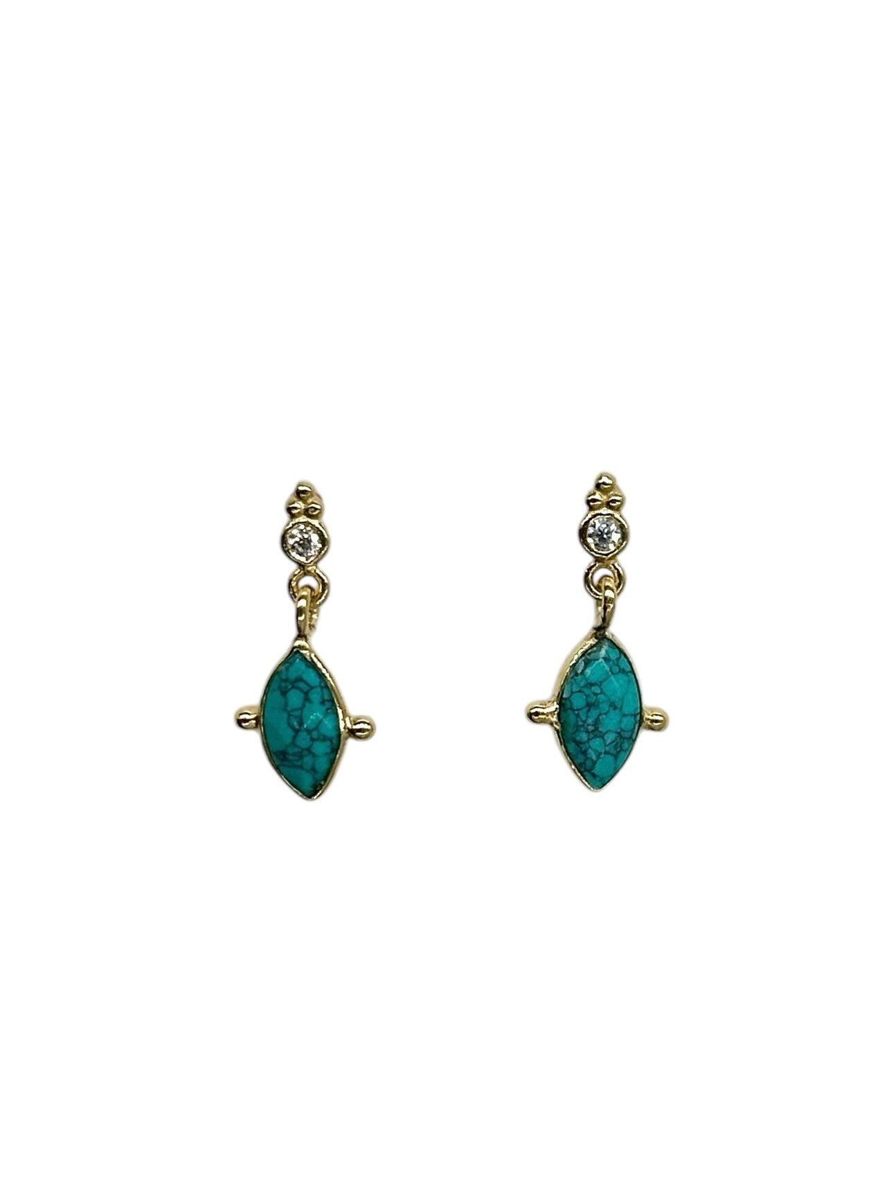 Boucles Gigi Turquoise - Hanka ïn