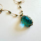 Collier Court Tibétain Fluorite Bleue 2 (Rare) - Sharing