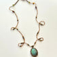 Collier Court Labradorite Blue Fire - Sharing