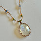 Collier Court Tibétain Moonstone Rainbow (Rare) - Sharing